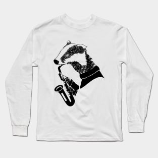 Badger Saxophone Long Sleeve T-Shirt